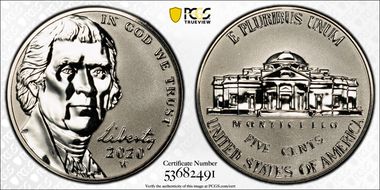 2020-W 5C Reverse Proof PR69