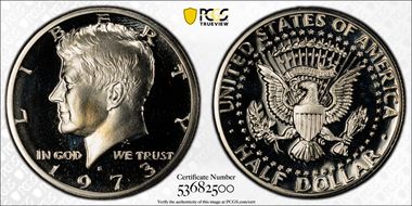 1973-S 50C PR69CAM