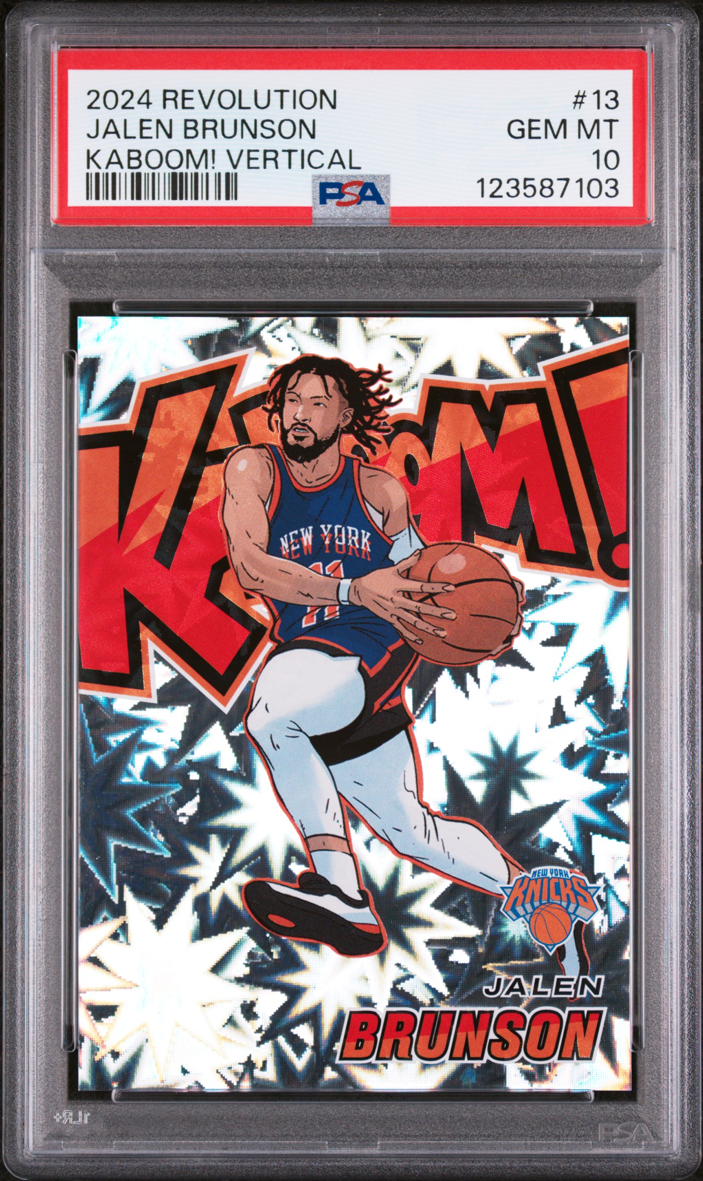 PutItOnMySlab's 2024 Panini Revolution Kaboom! Vertical Jalen
