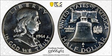 1961 50C PR66