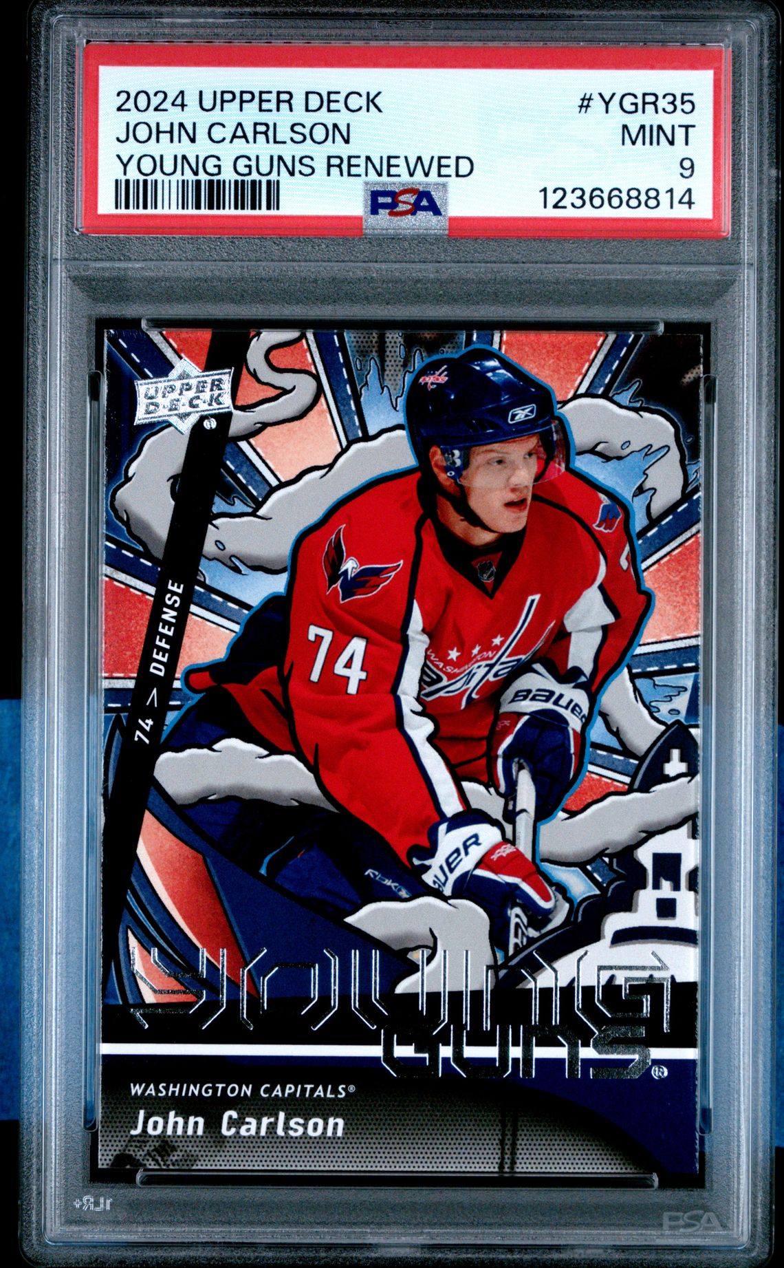 2024 Upper Deck Young Guns Renewed John Carlson #Ygr35 Mint 9 front