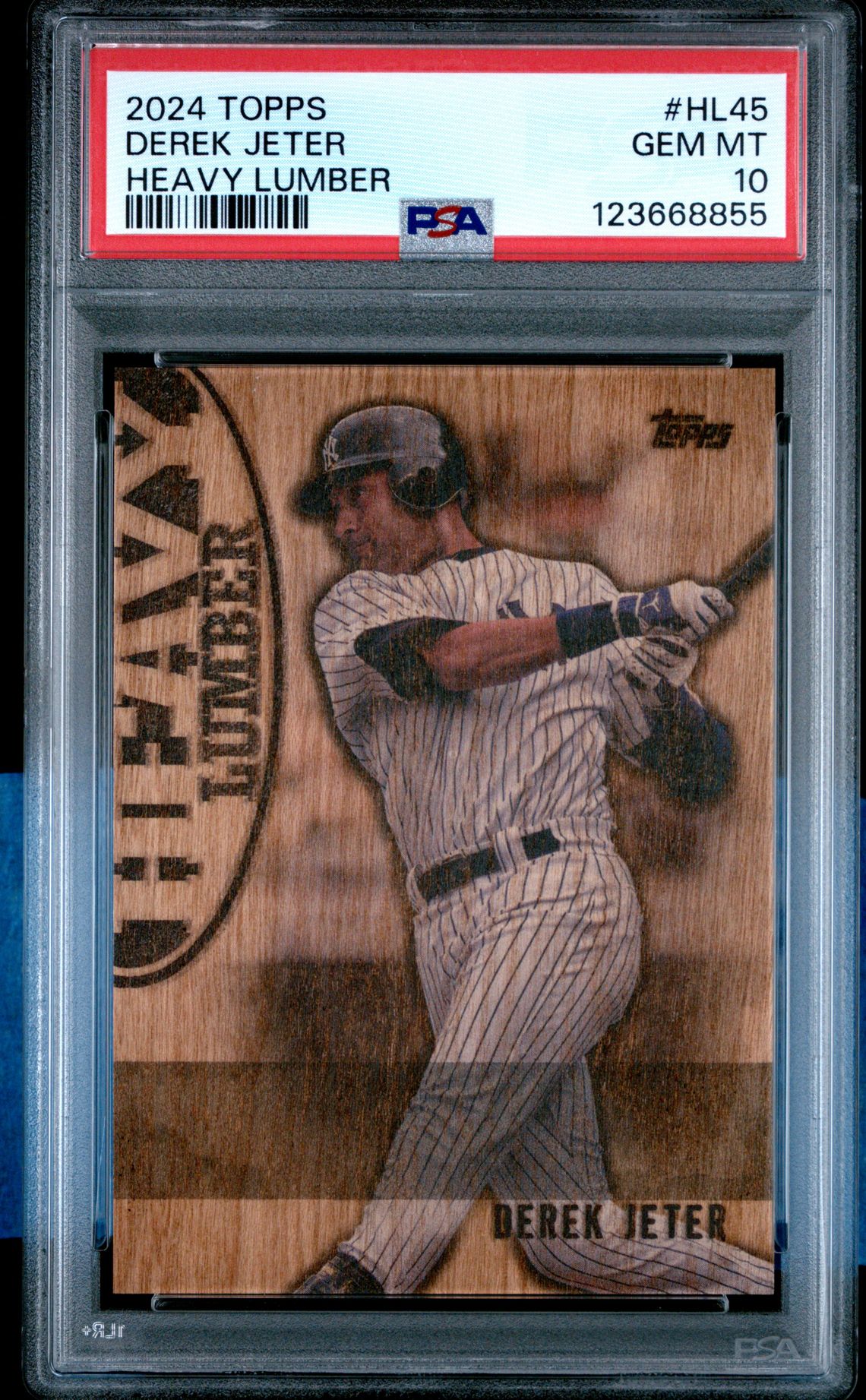 2024 Topps Heavy Lumber Derek Jeter #Hl45 (Update) Gem Mt 10 front