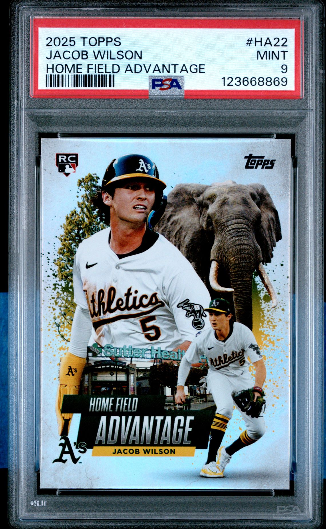 2025 Topps Home Field Advantage Jacob Wilson #Ha22 (Series 2) Mint 9 front