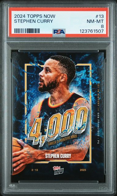 Topps Stephen Curry front