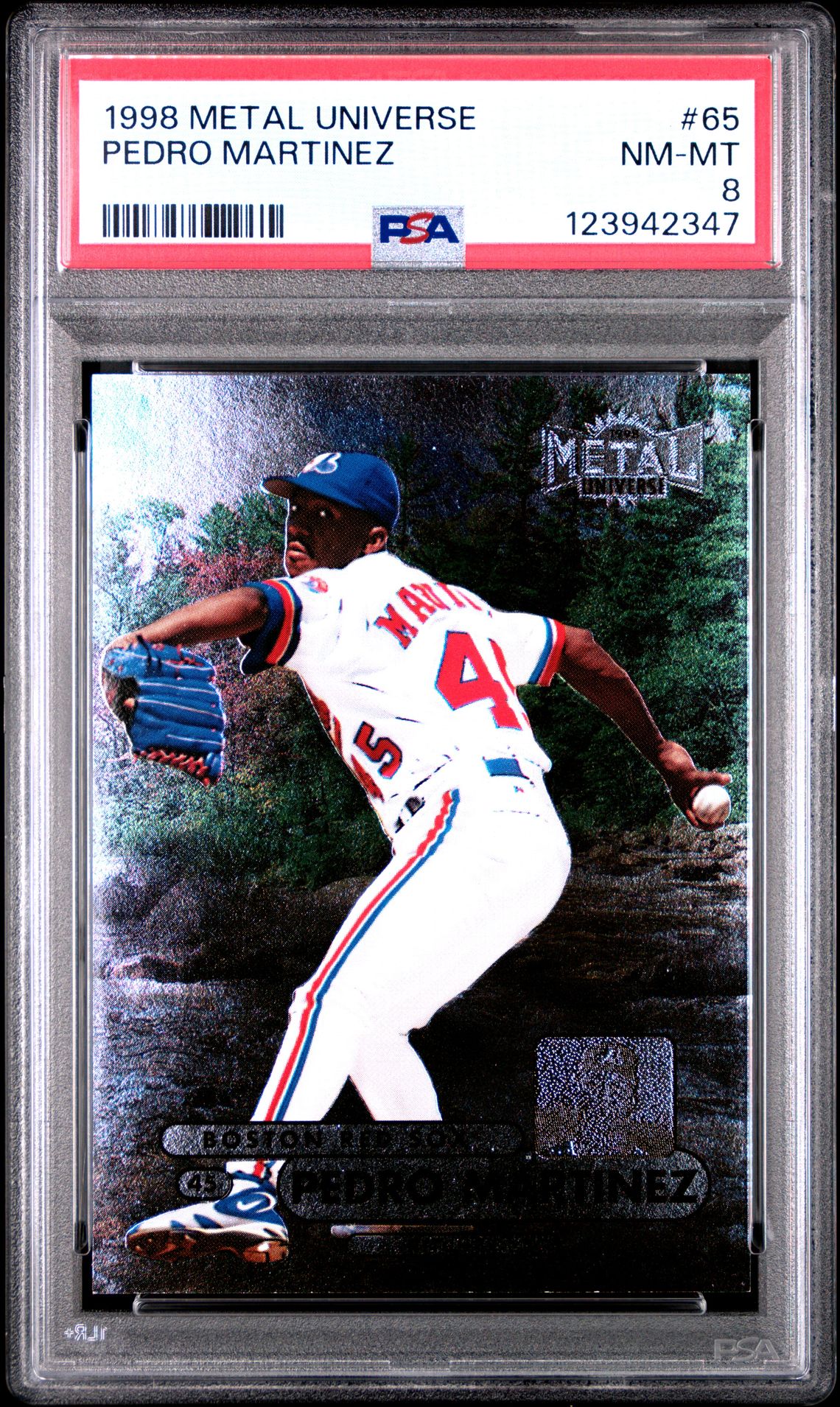 1998 Metal Universe Pedro Martinez #65 Nm-Mt 8 front