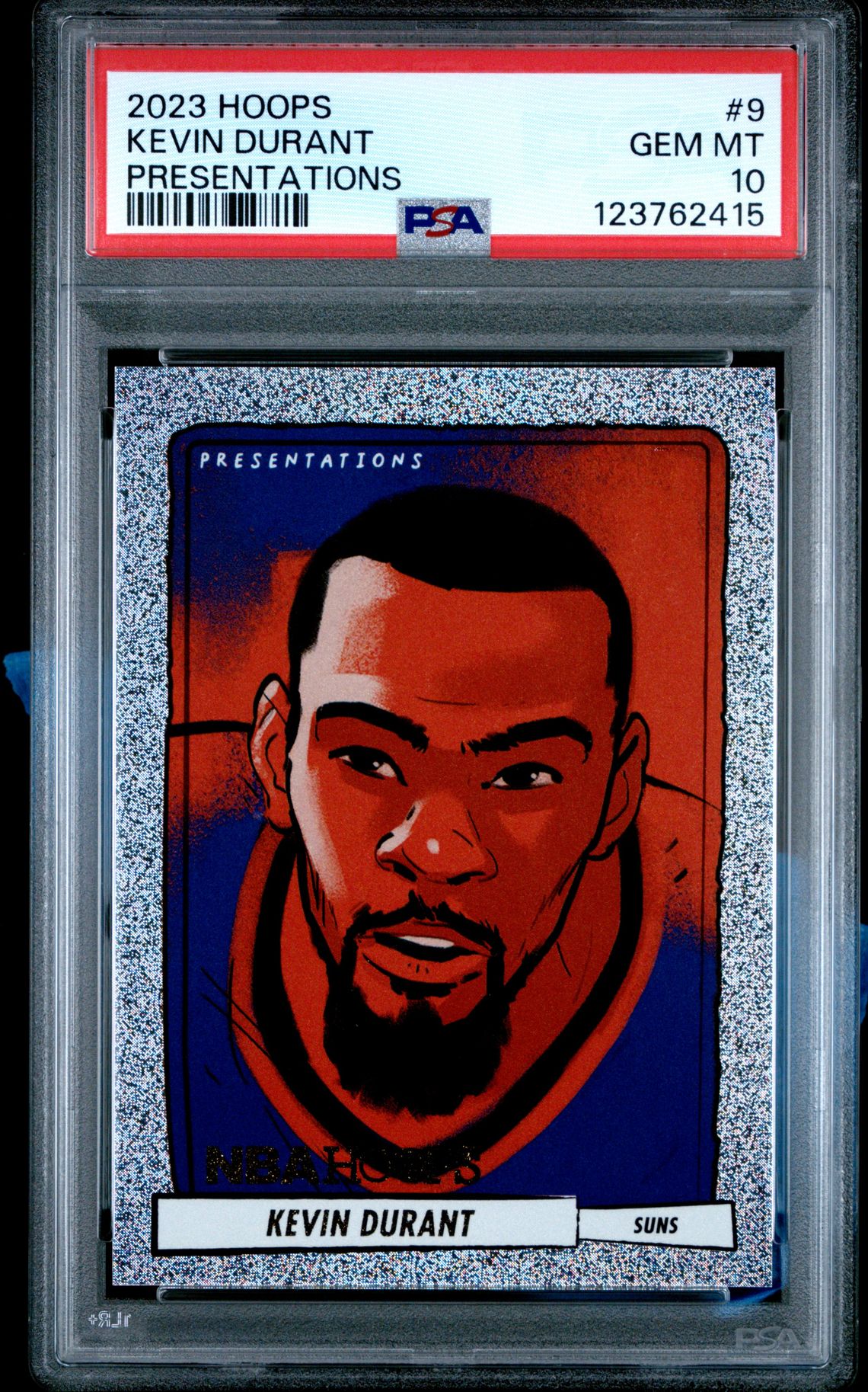 2023 Panini PANINI HOOPS PREMIUM STOCK PRESENTATIONS #9 Kevin Durant front
