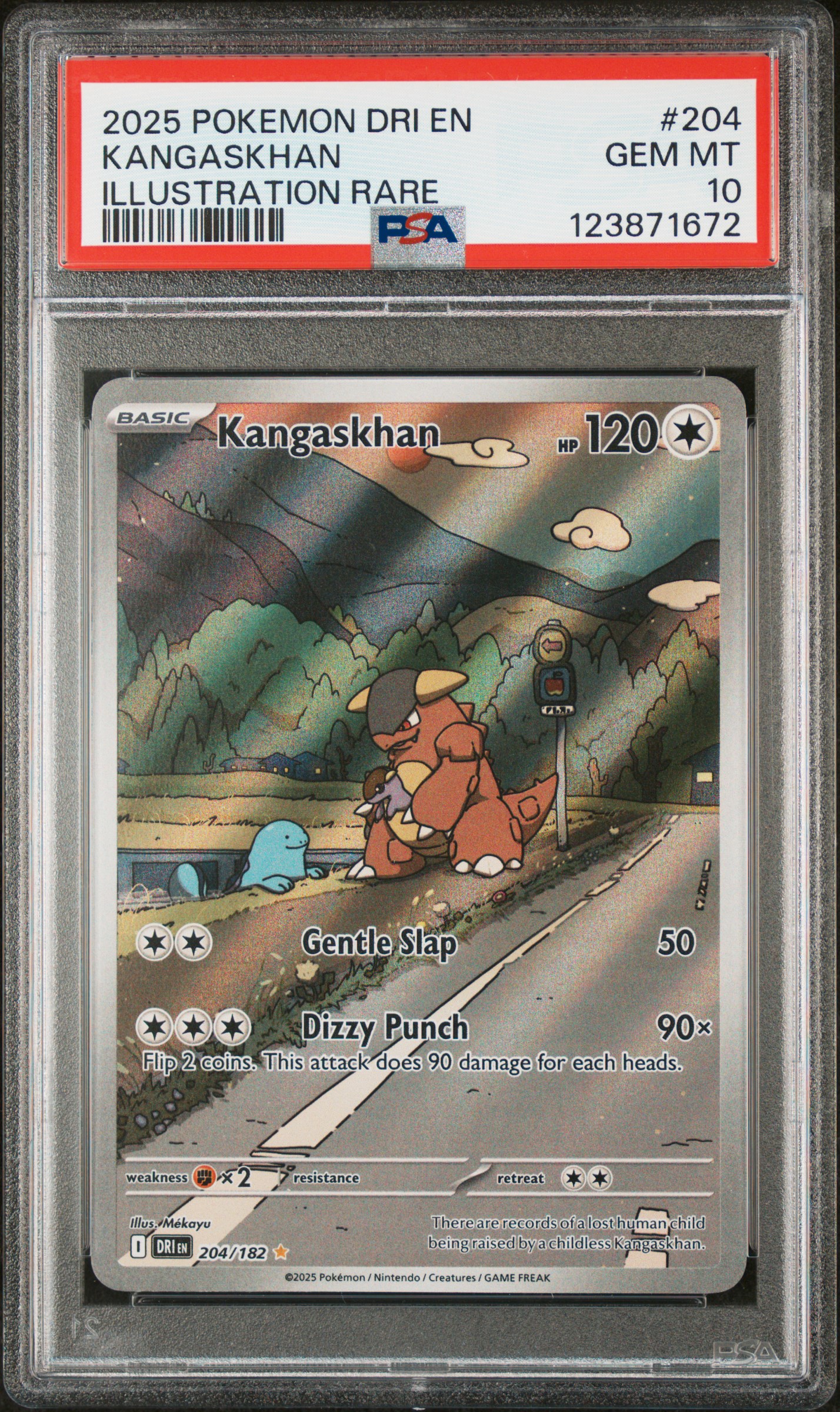2025 #204 Kangaskhan PSA 10 Dri EN-Destined Rivals