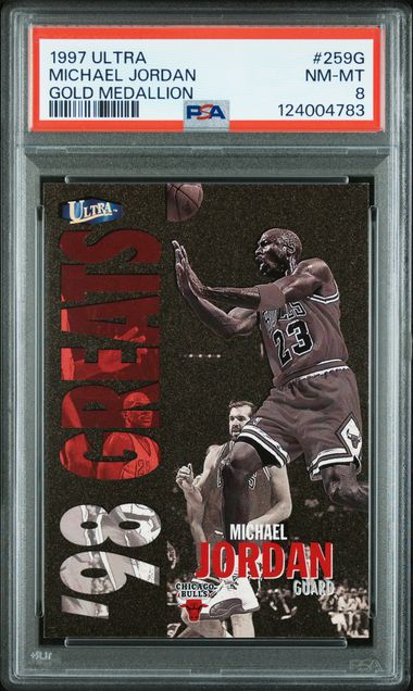 Fleer Gold Michael Jordan front