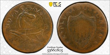 1787 NJ 1/2P Maris 43-Y, Bulbous Nose VG10BN