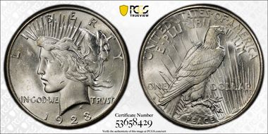 1923-S $1 MS64+