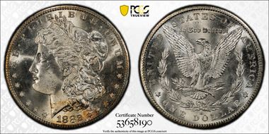 1882-S $1 MS66