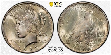 1923 $1 MS66