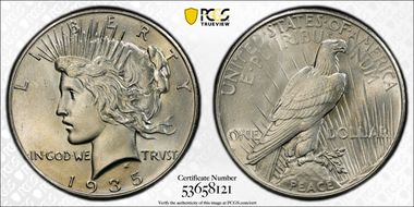 1935 $1 MS64