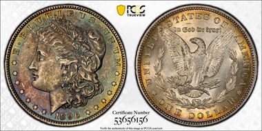 1896 $1 MS65