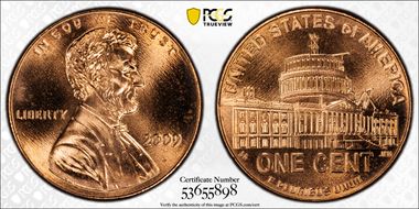 2009 1C Lincoln-Presidency MS65RD