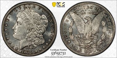 1879-S $1 VAM 39, Rev. of 1878 MS62