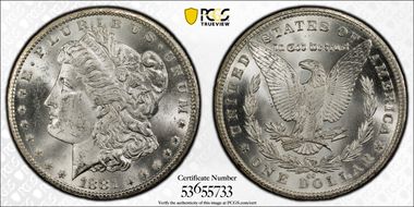 1881-CC $1 MS63+
