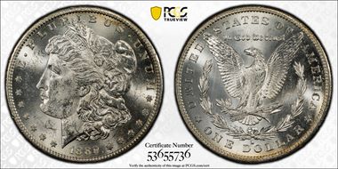 1889-S $1 MS62
