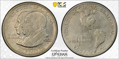 1923-S 50C Monroe N1