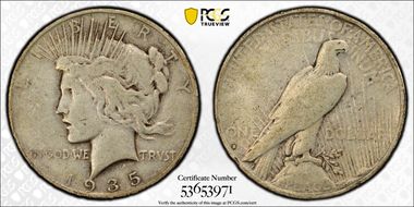 1935-S $1 F12