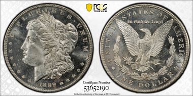 1889 $1 MS65+ DMPL