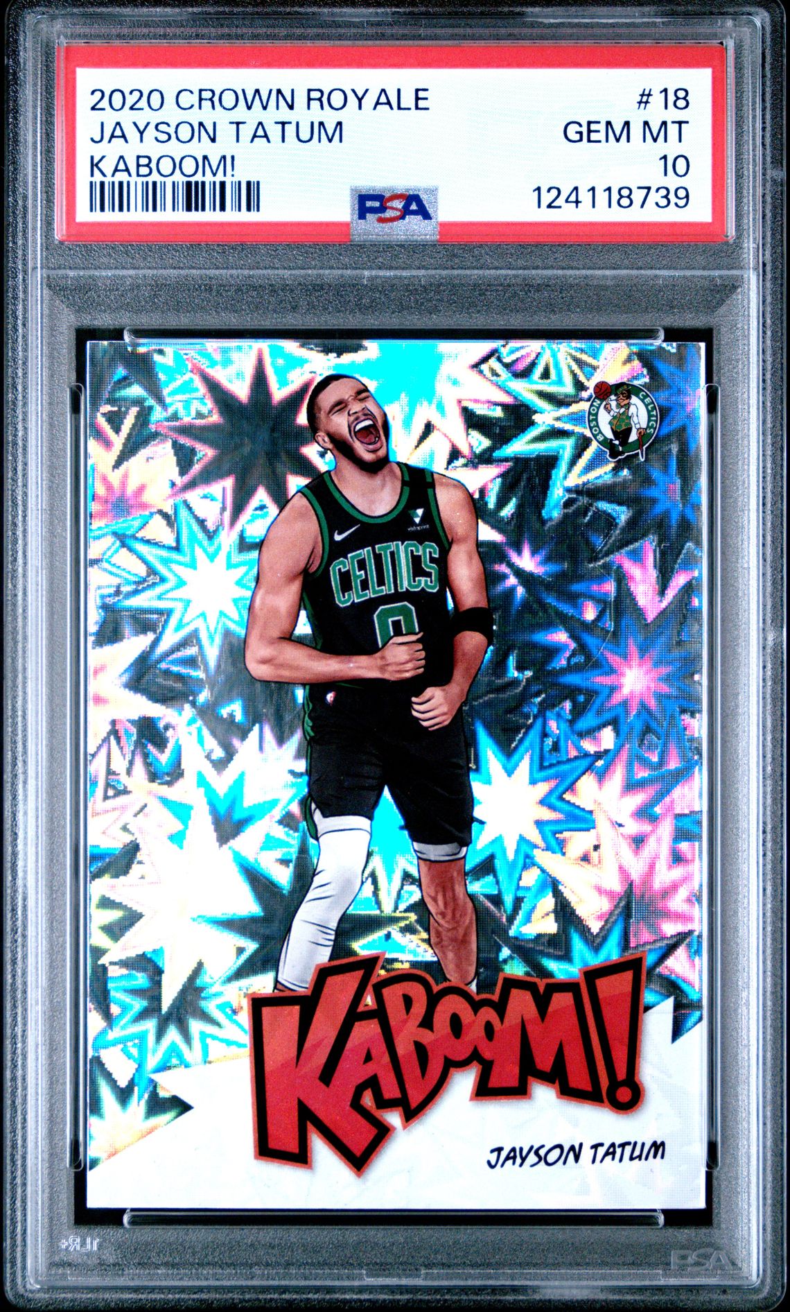 2020 Panini #18 Jayson Tatum front