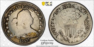1807 50C Draped Bust N1