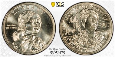 2025-P $1 Native American Position B First Strike MS66
