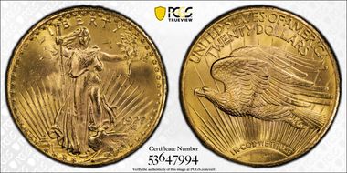 1927 $20 MS64+ 