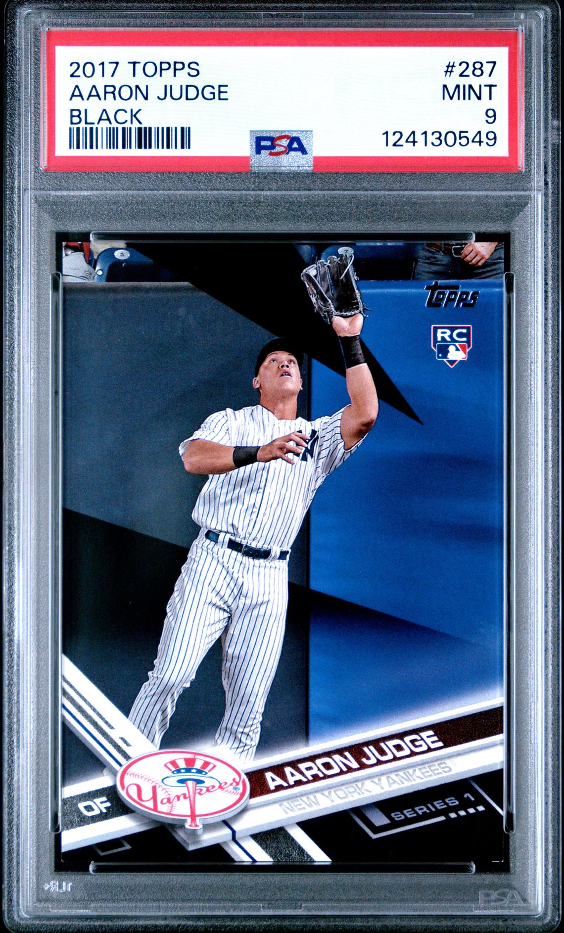 2017 Topps TOPPS Black #287 Aaron Judge front