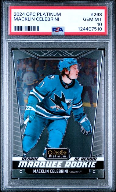2024 Upper Deck UPPER DECK O-PEE-CHEE PLATINUM Platinum #263 Macklin Celebrini front