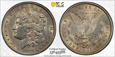 1878 8TF $1 XF40