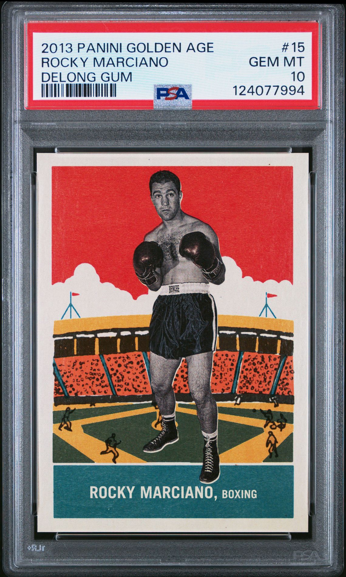 2013 Panini PANINI GOLDEN AGE DELONG GUM #15 Rocky Marciano front