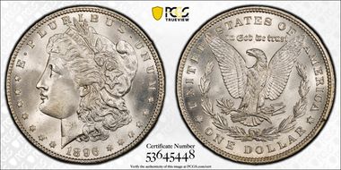 1896 $1 MS65