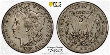 1903-S $1 Micro S VF20