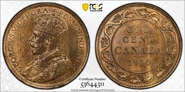 1914 1C MS64RB