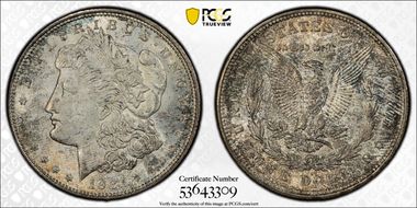 1921-D $1 MS65