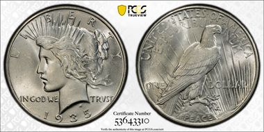 1935 $1 MS65