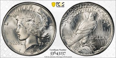 1925 $1 MS66