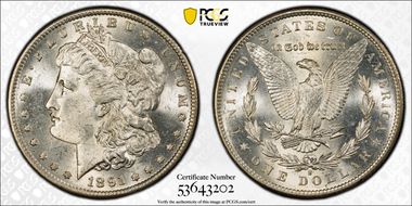 1891-S $1 MS62