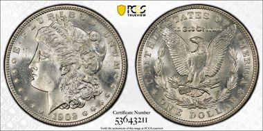1902 $1 MS63