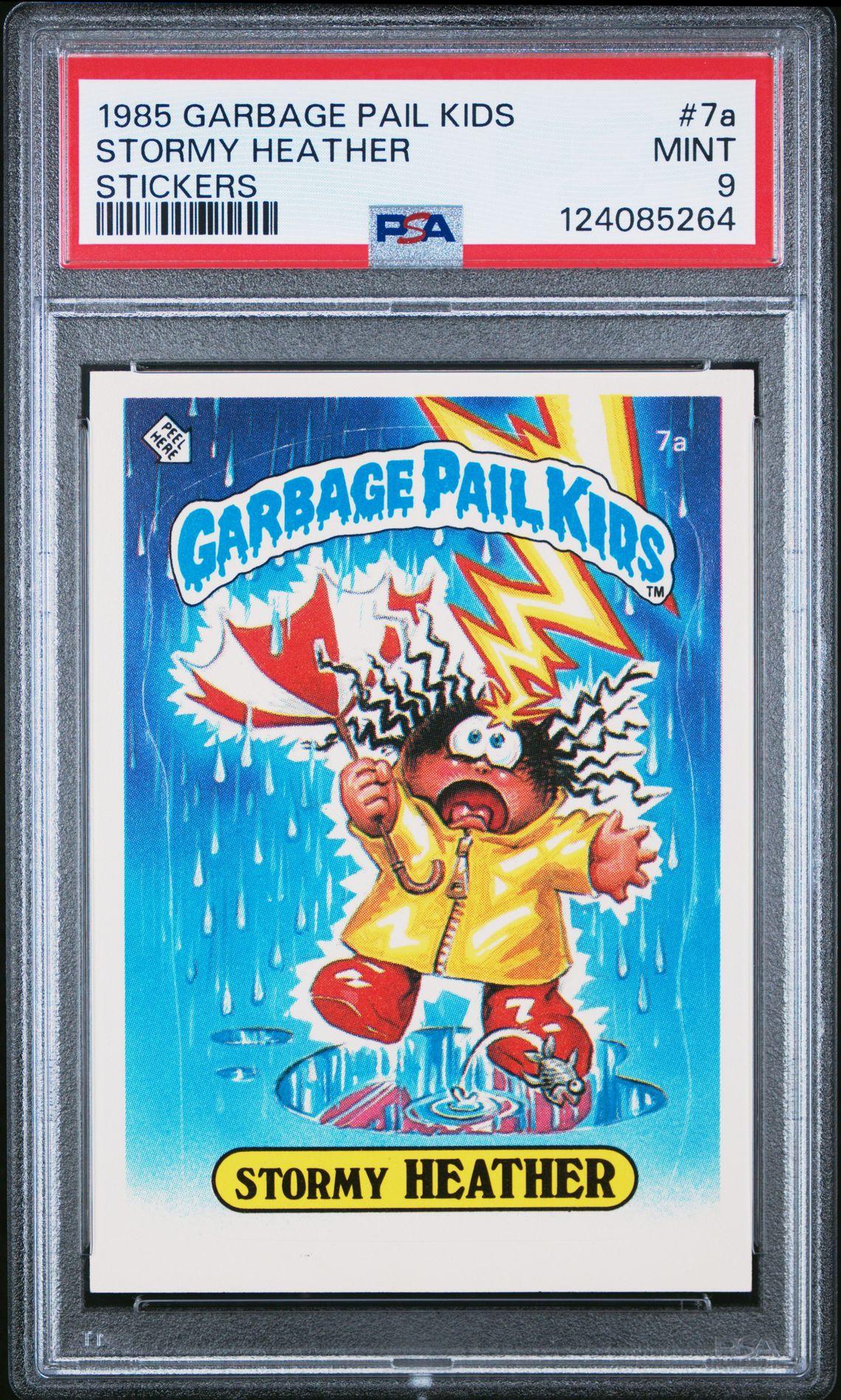 1985 Topps GARBAGE PAIL KIDS STICKERS #7A Stormy Heather front
