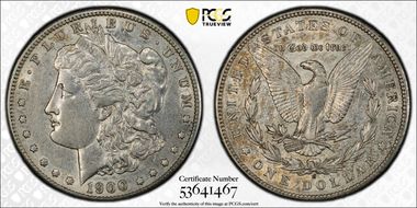 1900-S $1 AU50