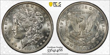1901-O $1 MS63