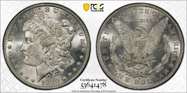 1880-O $1 MS62