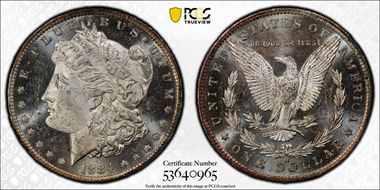 1884-O $1 MS63PL