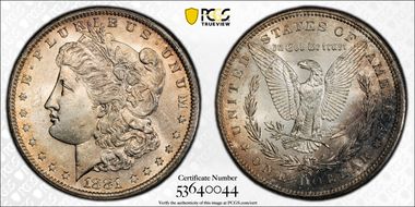 1881-S $1 MS64