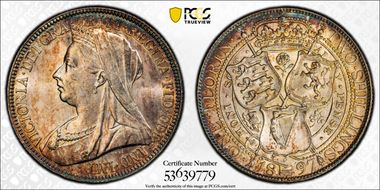 1897 Florin S-3939 MS64