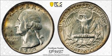 1962-D 25C MS67