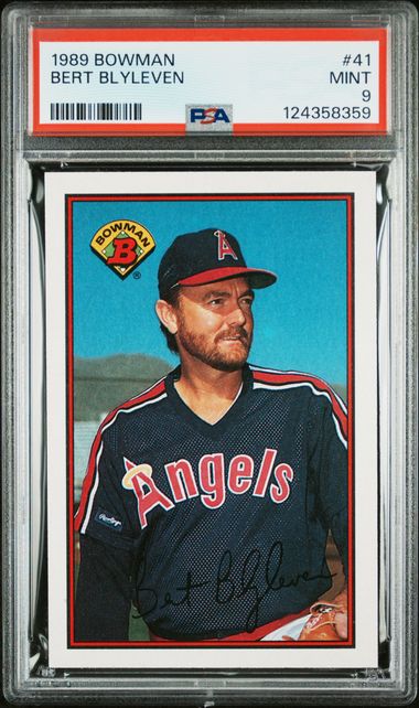 1989 Bowman #41 Bert Blyleven front